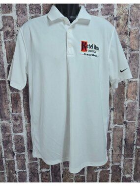 Ketel One Vodka Nike Polo Shirt Medium Embroidered Logo